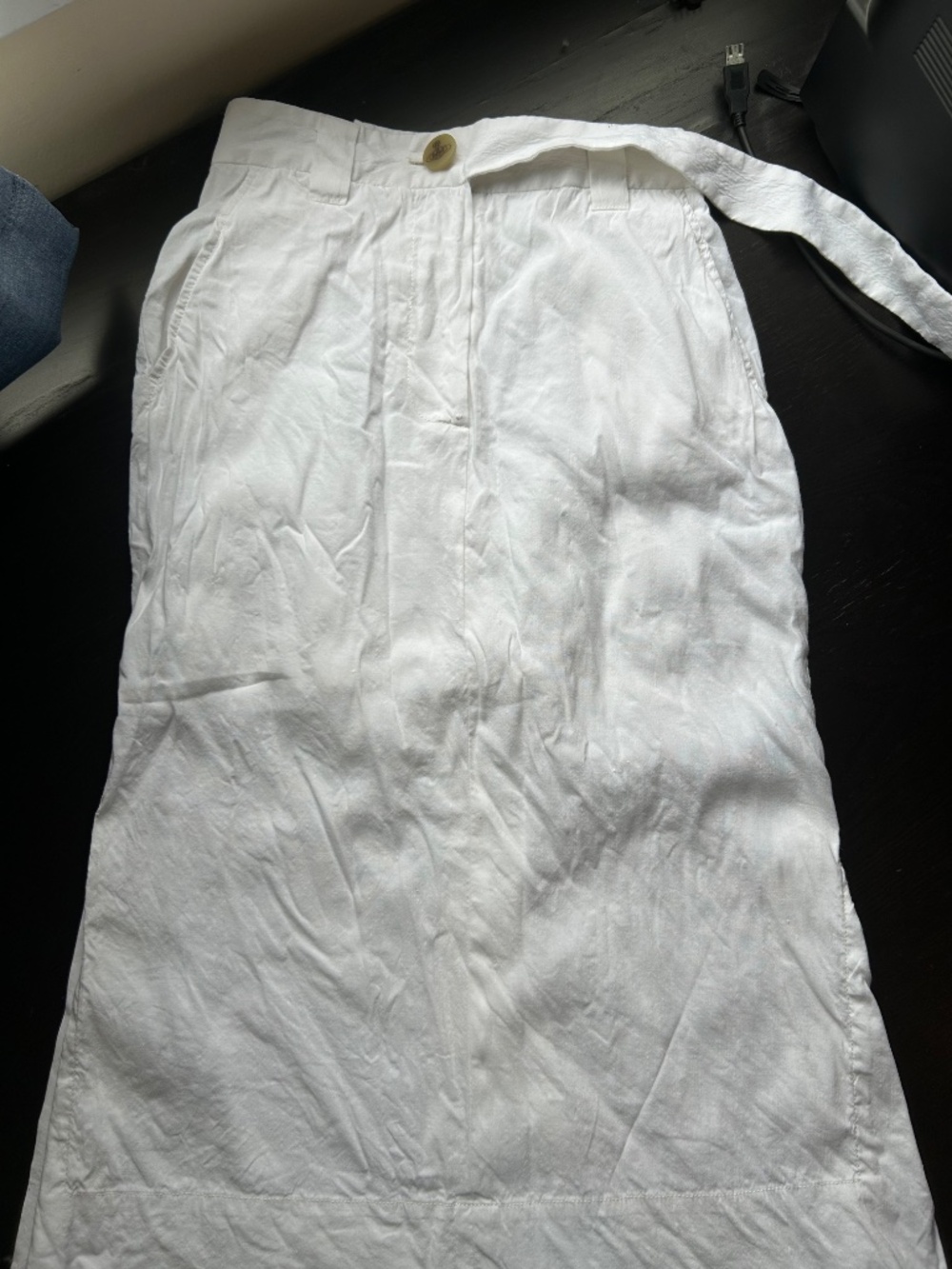 Vivienne Westwood Anglomania Linen-blend Summer Skirt - Picture 4 of 5